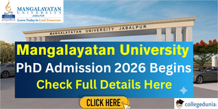 Mangalayatan University Jabalpur PhD Admission 2026 Begins; Apply by January 30